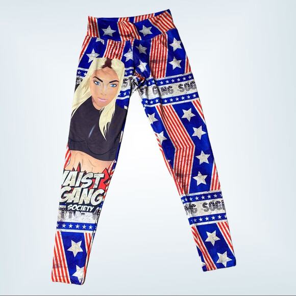 Premadonna by Ann Chery patriotic leggings - Picture 1 of 5